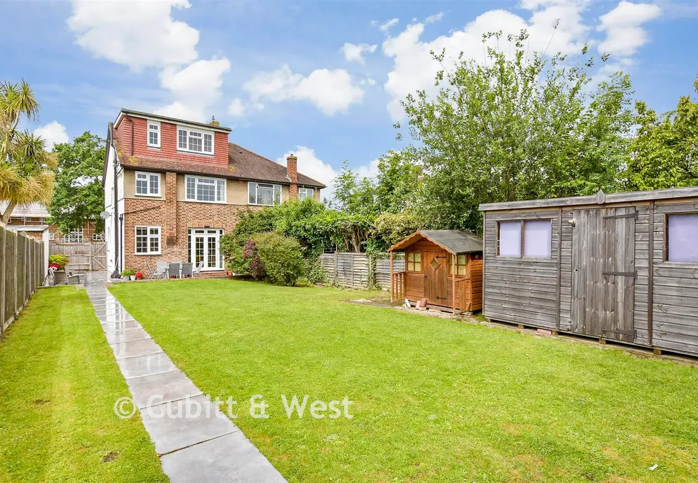 Rear Elevation - Benhill Wood Road, Sutton, Surrey - Wards of Kent