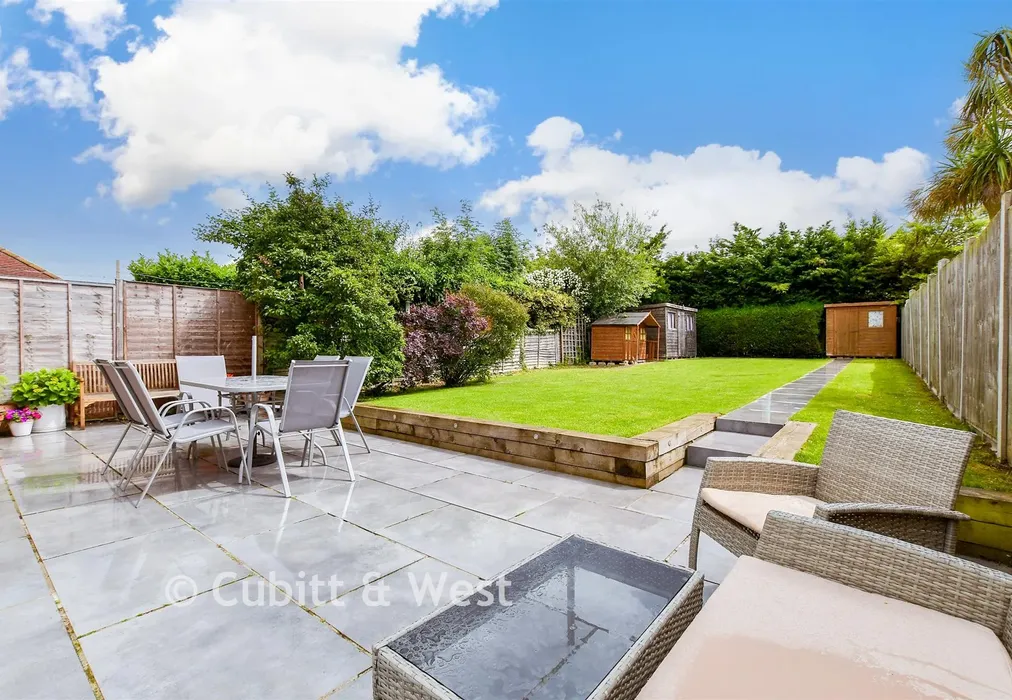 Rear Garden - Benhill Wood Road, Sutton, Surrey - Wards of Kent