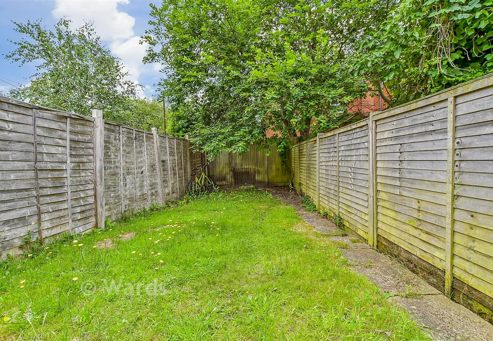 Rear Garden - Priory Street, Tonbridge, Kent - Wards of Kent