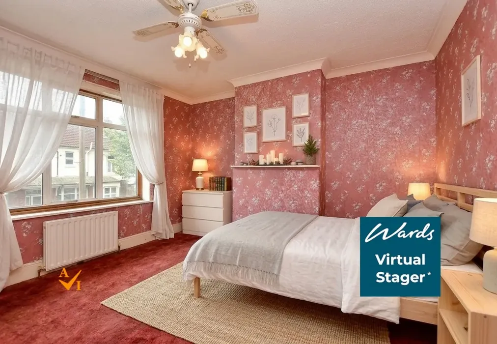 Bedroom 1 (Nordic style) - St. John's Road, Upper Gillingham, Kent - Wards of Kent