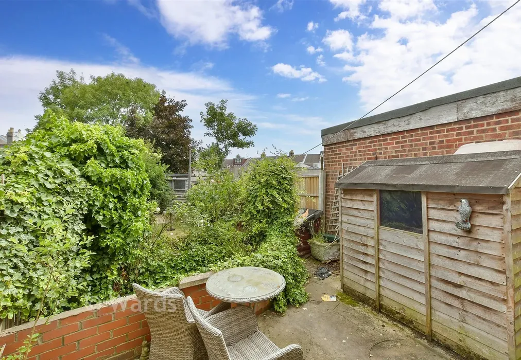Rear Garden - St. John's Road, Upper Gillingham, Kent - Wards of Kent