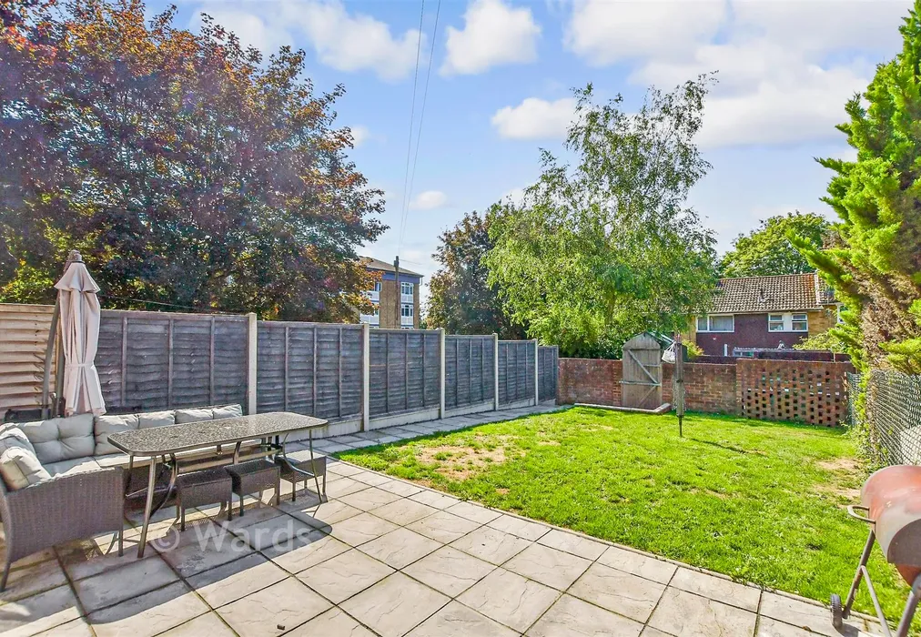 Rear Garden - Woodford Road, Maidstone, Kent - Wards of Kent