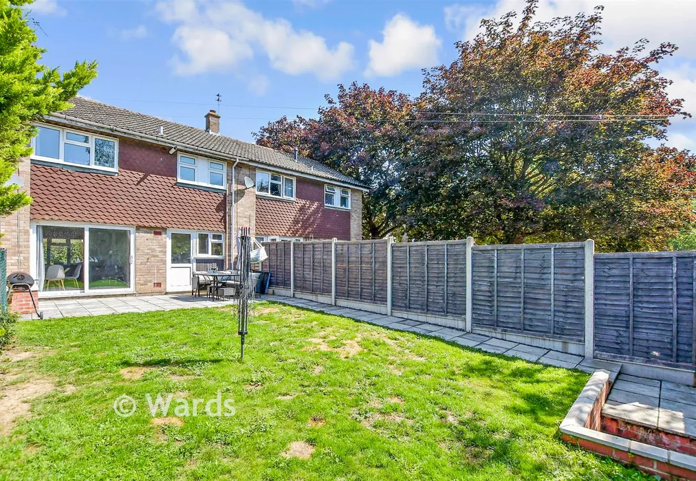 Rear Garden - Woodford Road, Maidstone, Kent - Wards of Kent