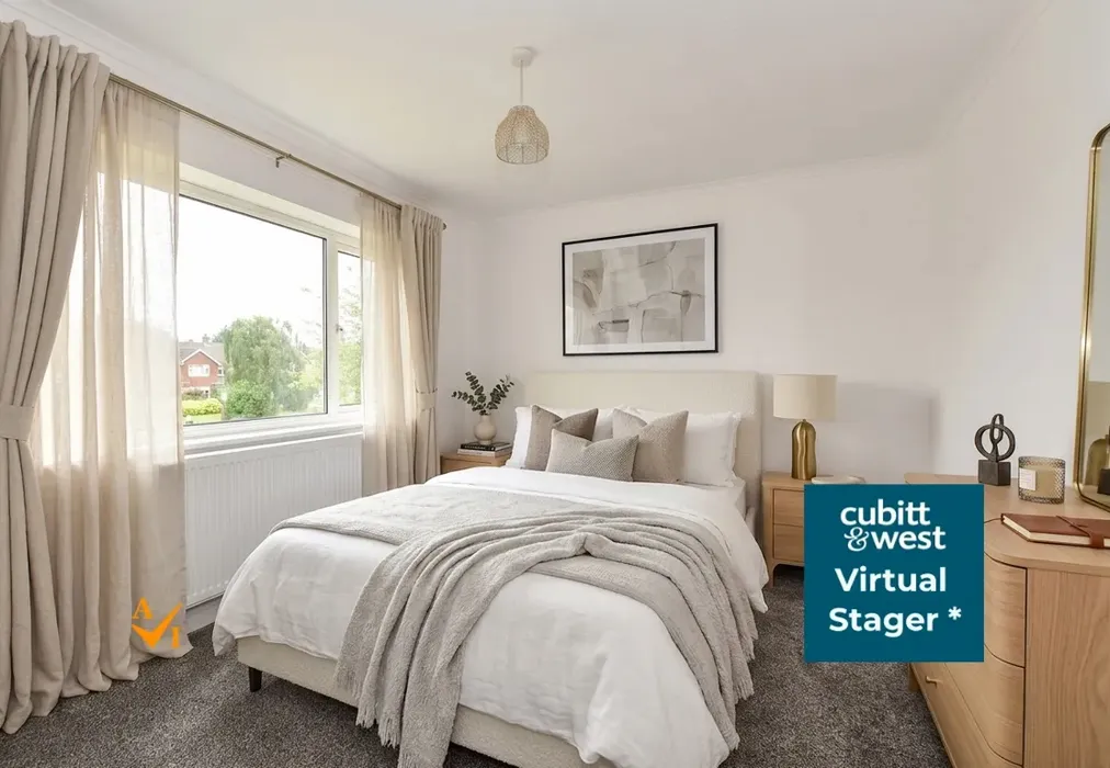 Bedroom 1 (Contemporary style) - Trelawne Drive, Cranleigh, Surrey - Wards of Kent