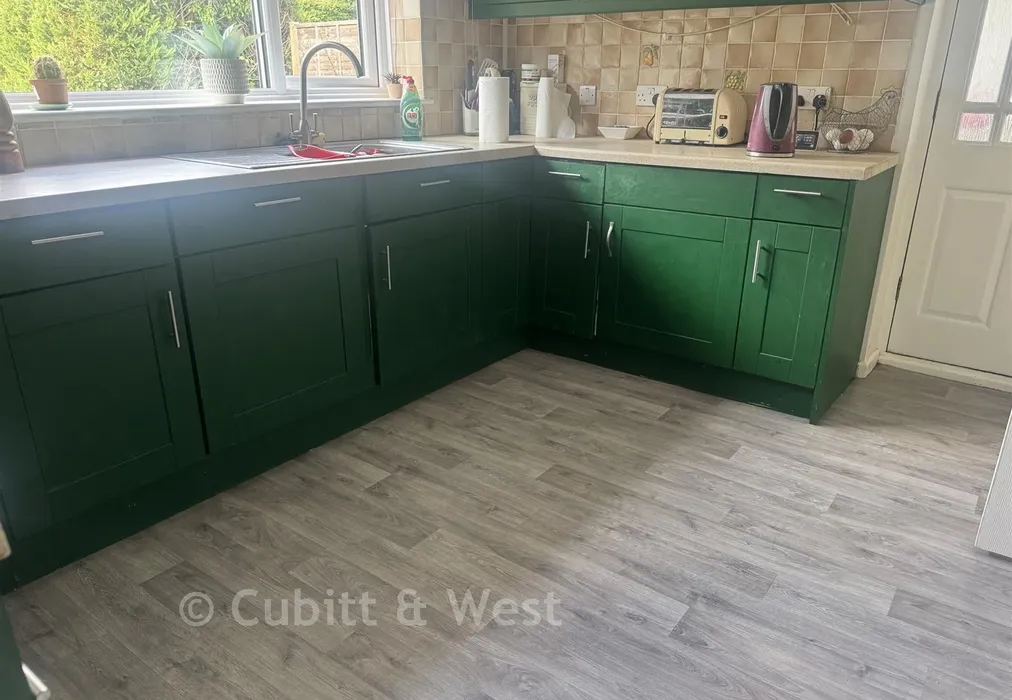 Kitchen 14/9 - Trelawne Drive, Cranleigh, Surrey - Wards of Kent