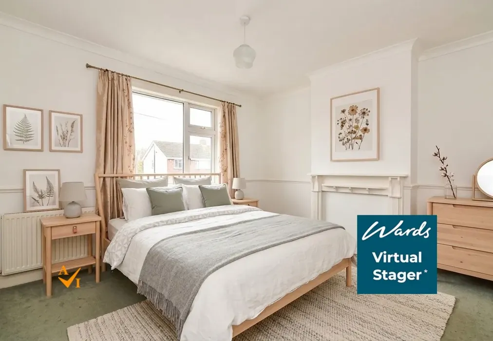 Bedroom 1 (Nordic style) - New Hythe Lane, Larkfield, Kent - Wards of Kent