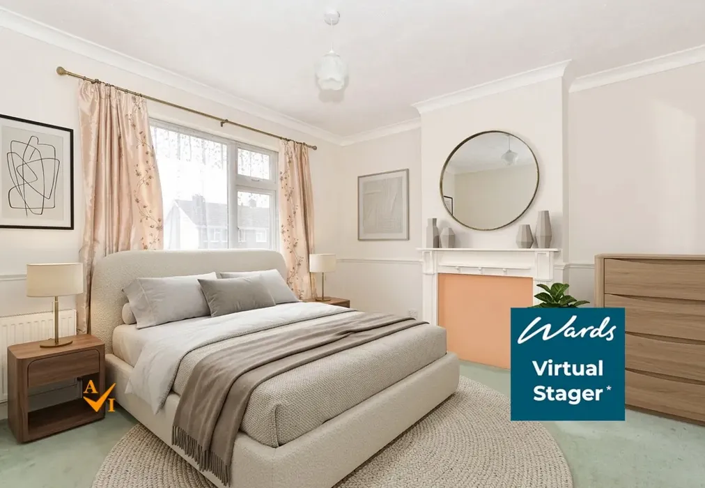 Bedroom 1 (Contemporary style) - New Hythe Lane, Larkfield, Kent - Wards of Kent