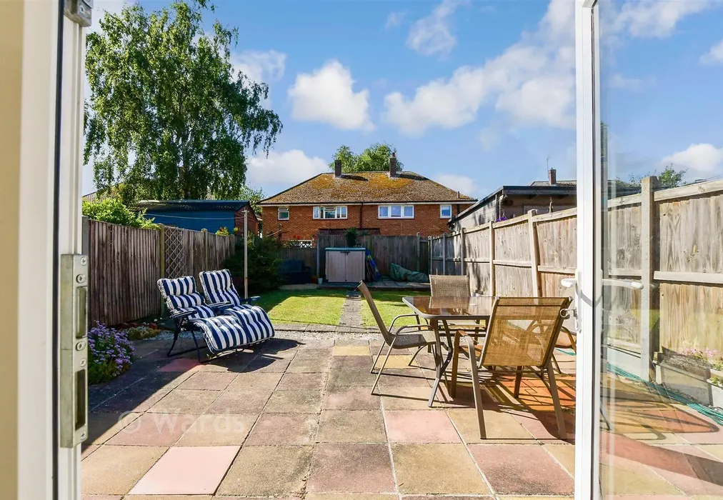 Rear Garden - Lymington Road, Westgate-On-Sea, Kent - Wards of Kent