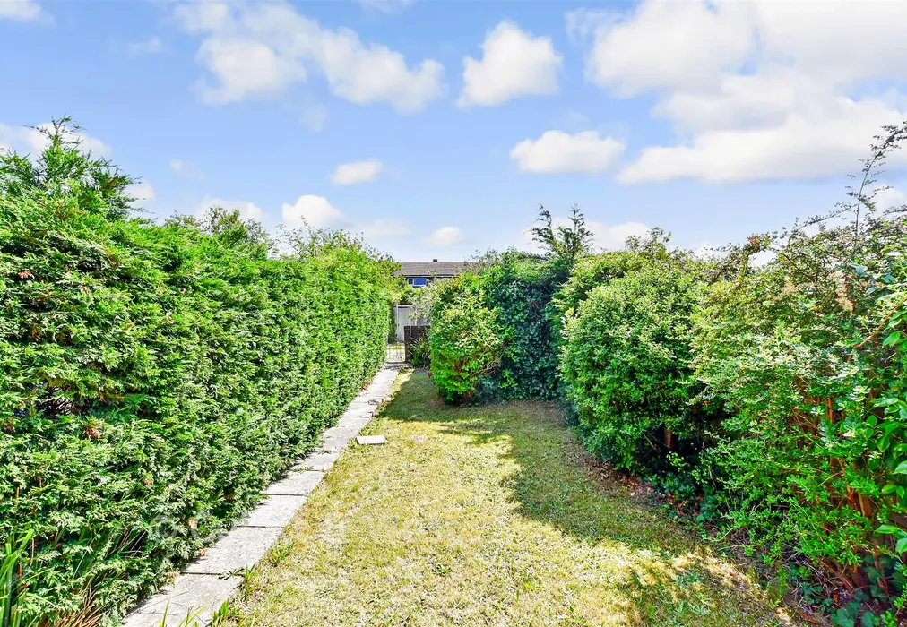 Rear Garden - Ambersham Crescent, East Preston, West Sussex - Wards of Kent
