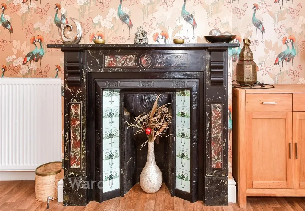 Fireplace Internal Lifestyle Shot - Birling Road, Snodland, Kent - Wards of Kent