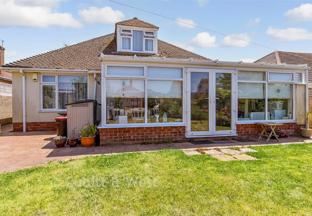 Rear Elevation - Slindon Avenue, Peacehaven, East Sussex - Wards of Kent