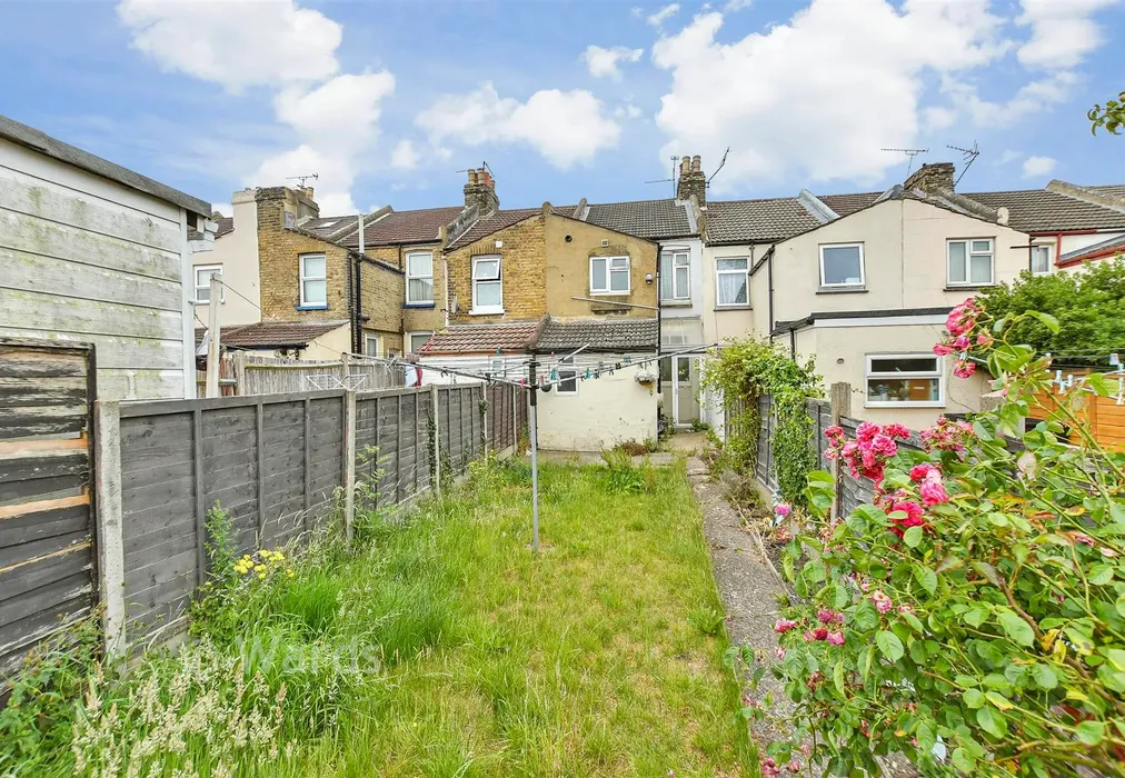 Rear Garden - Chaucer Road, Gillingham, Kent - Wards of Kent