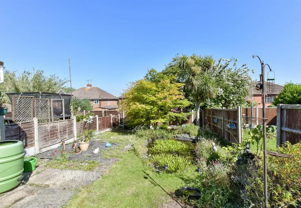 Rear Garden - The Fairway, Rochester, Kent - Wards of Kent