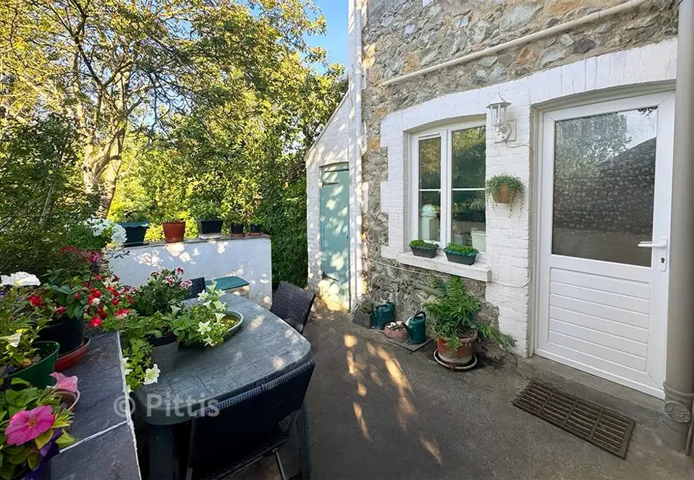 Rear Patio - Manor Road, Wroxall, Ventnor, Isle of Wight - Wards of Kent