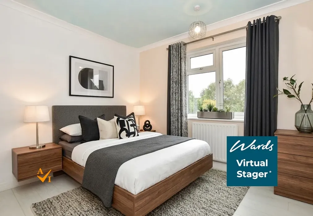 Bedroom 2 (Modern style) - Vale Road, Northfleet, Kent - Wards of Kent