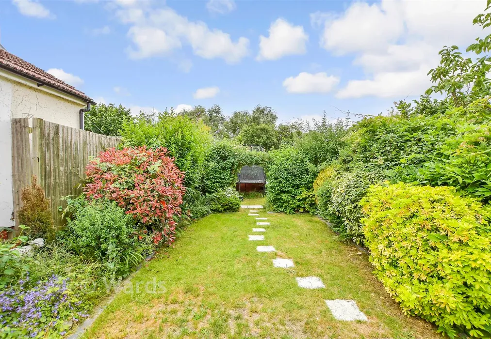 Rear Garden - Vale Road, Northfleet, Kent - Wards of Kent