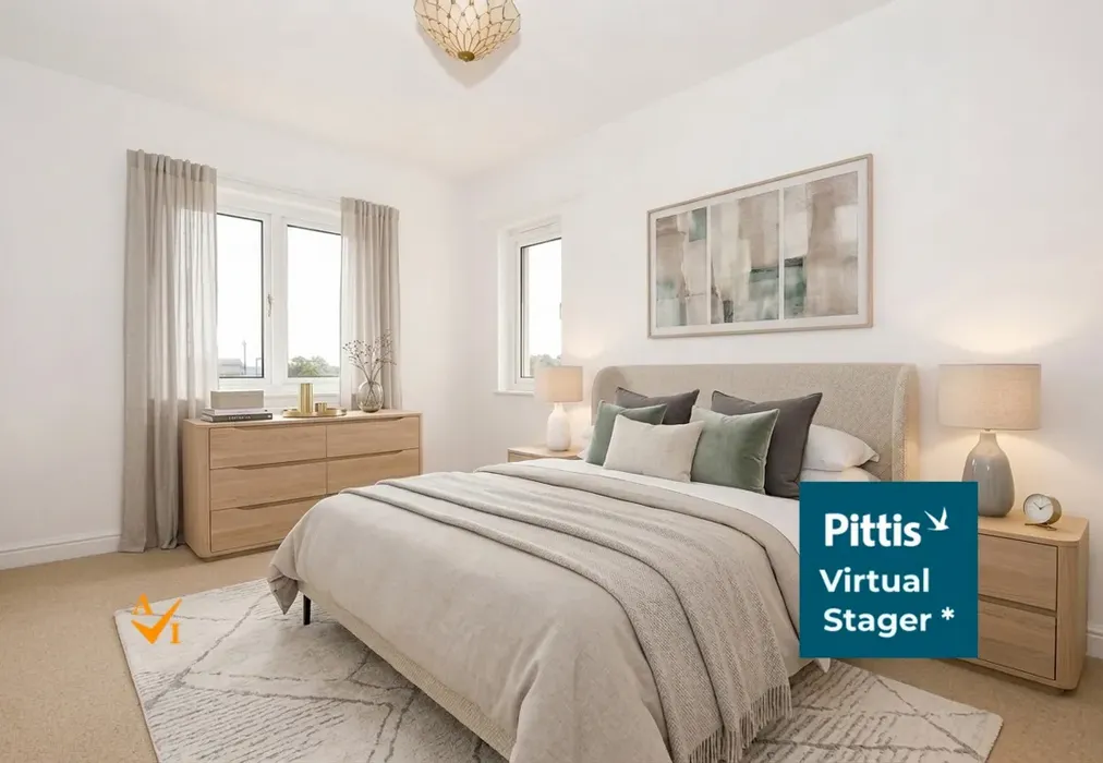 Bedroom 2* (Contemporary style) - St. Michael's Avenue, Haylands, Ryde, Isle of Wight - Wards of Kent