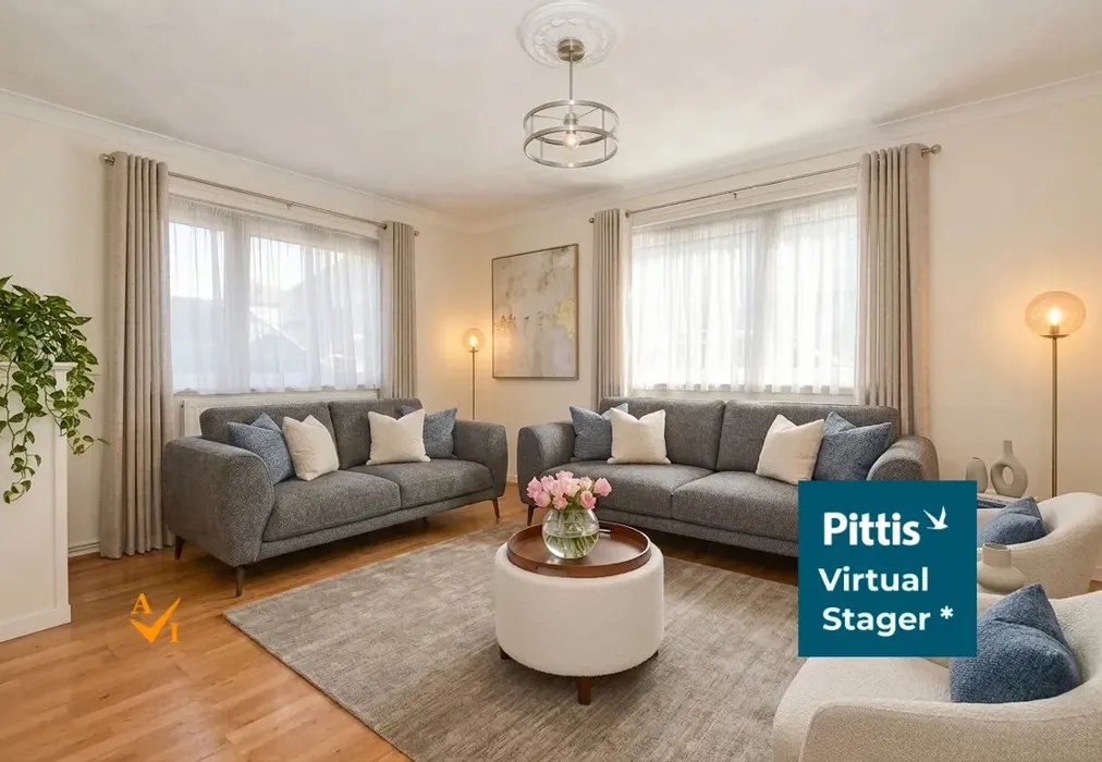 Lounge (Contemporary style) - St. Michael's Avenue, Haylands, Ryde, Isle of Wight - Wards of Kent