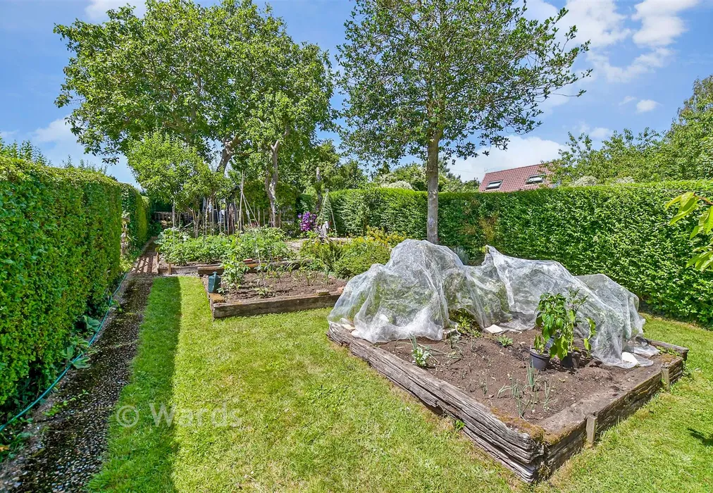 Rear Garden - Tanners Hill Gardens, Hythe, Kent - Wards of Kent