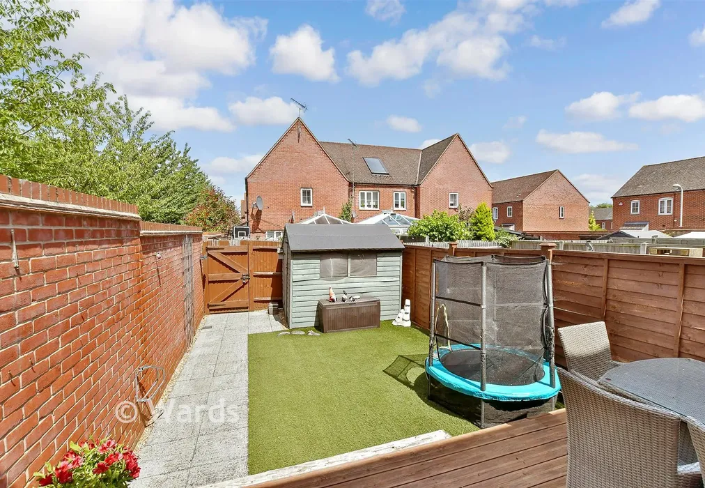 Rear Garden - Standen Grove, Sittingbourne, Kent - Wards of Kent