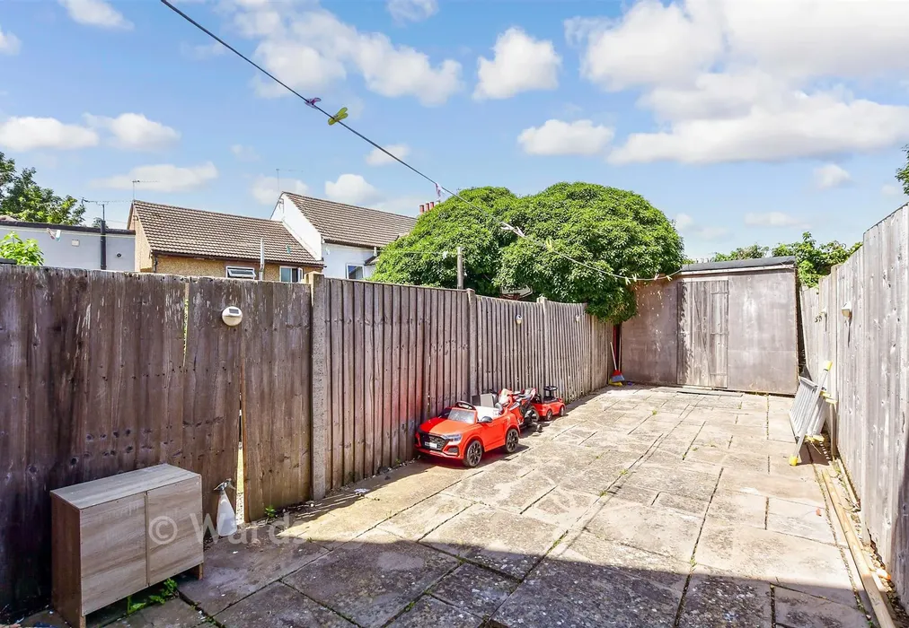 Rear Garden - Peel Street, Maidstone, Kent - Wards of Kent