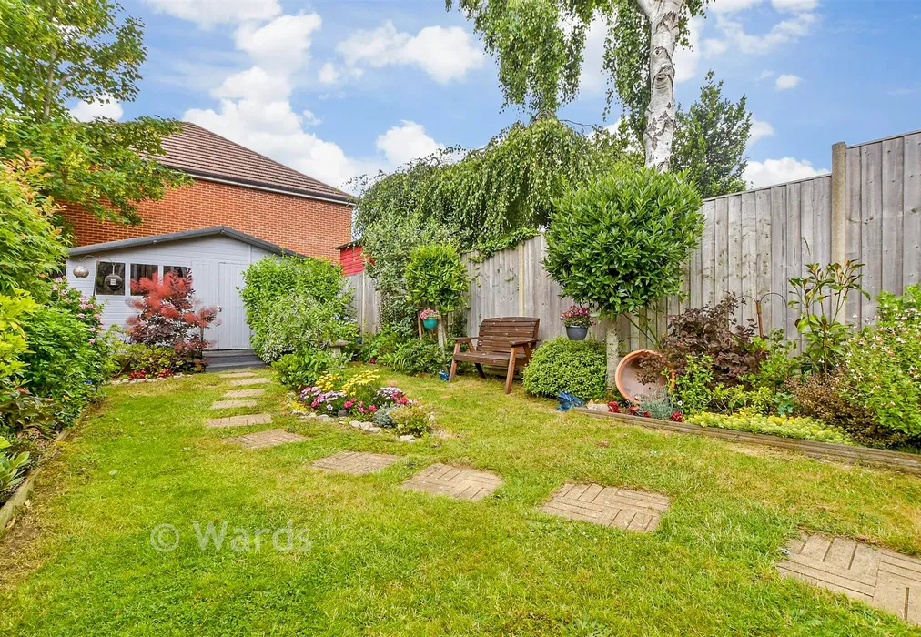 Rear Garden - Western Avenue, Ashford, Kent - Wards of Kent
