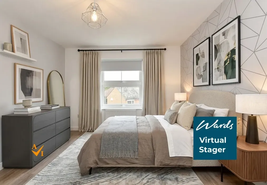 Bedroom 1 (Contemporary style) - Bergamot Close, Sittingbourne, Kent - Wards of Kent