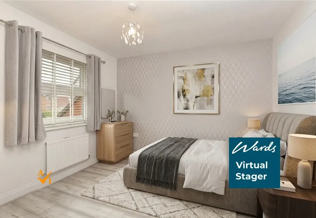 Bedroom 2 (Contemporary style) - Bergamot Close, Sittingbourne, Kent - Wards of Kent