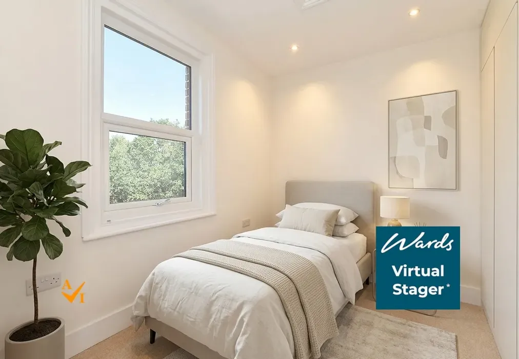 Bedroom 2 (Contemporary style) - Sussex Road, Tonbridge, Kent - Wards of Kent