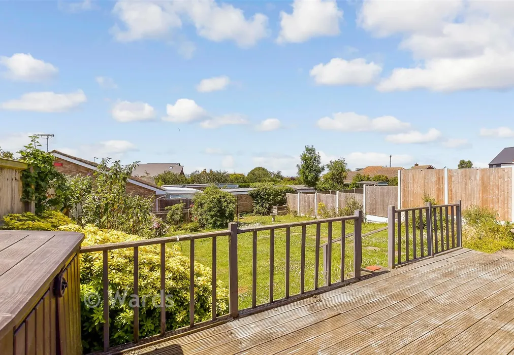 Rear Garden - Shamrock Avenue, Whitstable, Kent - Wards of Kent