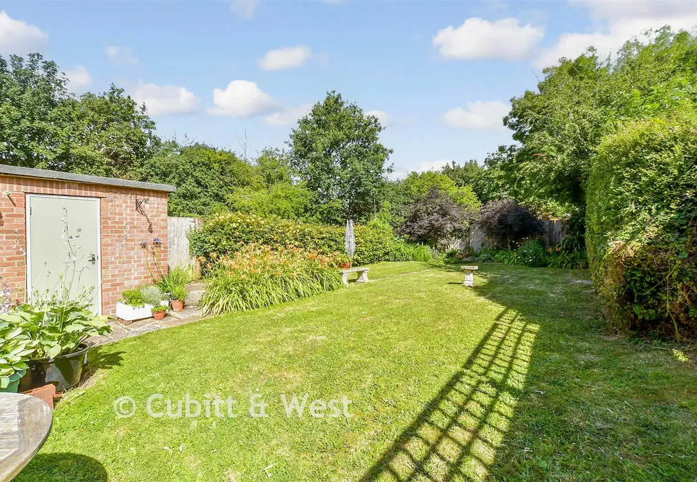 Rear Garden - The Sands, Ashington, West Sussex - Wards of Kent