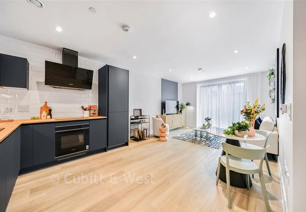 Living / Dining / Kitchen Area - Saunders Park View, Brighton, East Sussex - Wards of Kent