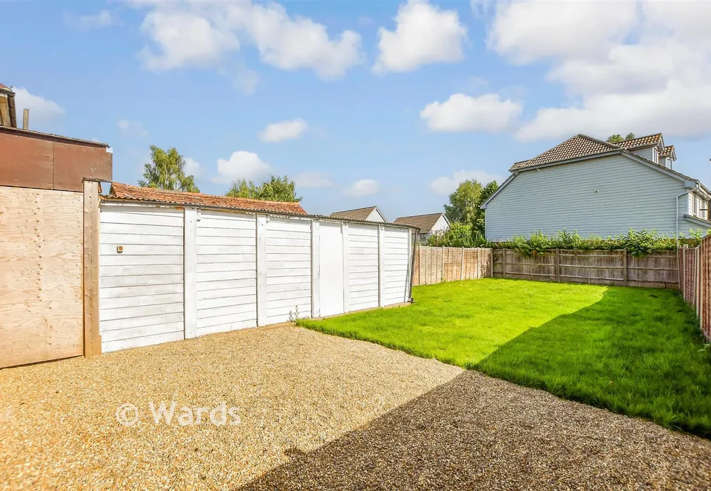 Rear Garden - Heathside Avenue, Coxheath, Kent - Wards of Kent
