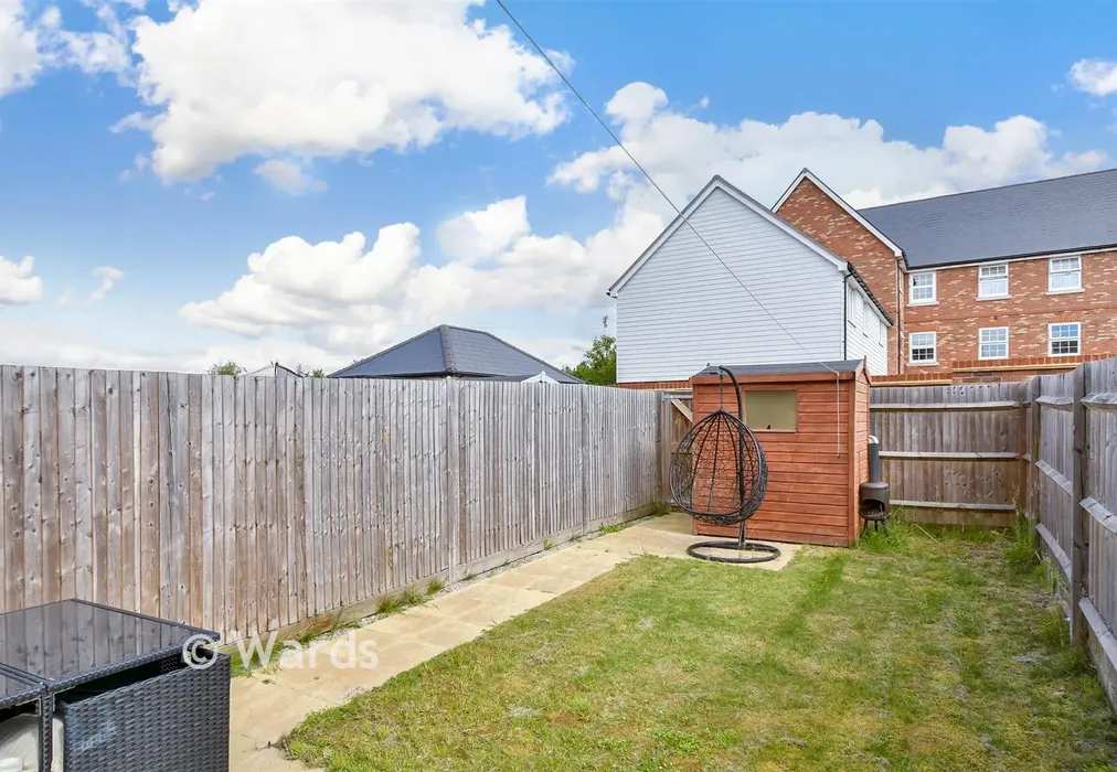 Rear Garden - Boulton View, Rochester, Kent - Wards of Kent