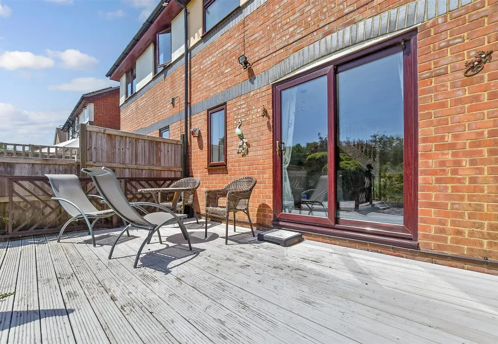Patio / Decking - Hillcrest, Great Chart, Ashford, Kent - Wards of Kent