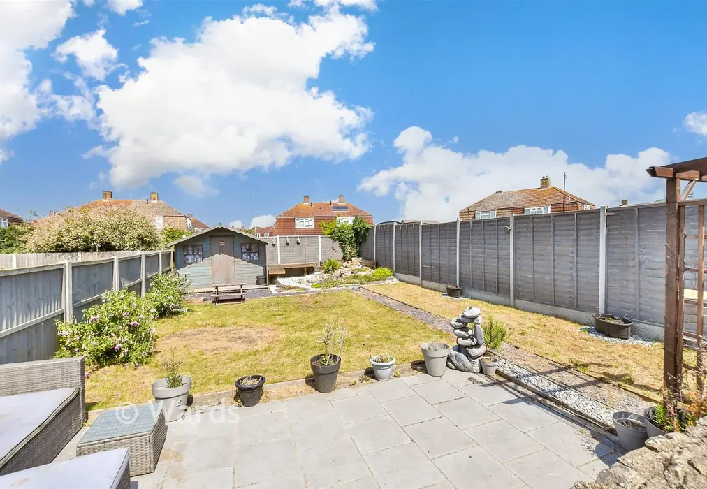 Rear Garden - Grayne Avenue, Isle Of Grain, Rochester, Kent - Wards of Kent