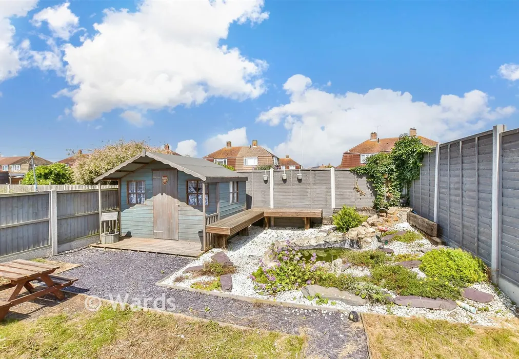 Rear Garden - Grayne Avenue, Isle Of Grain, Rochester, Kent - Wards of Kent