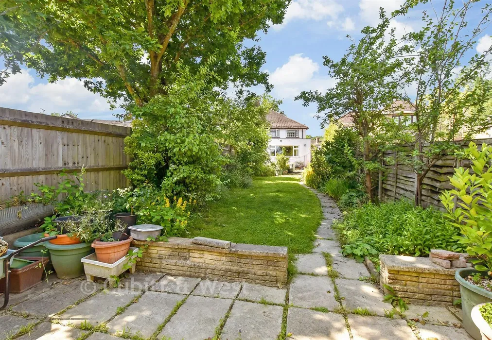 Rear Garden - Hermitage Road, East Grinstead, West Sussex - Wards of Kent