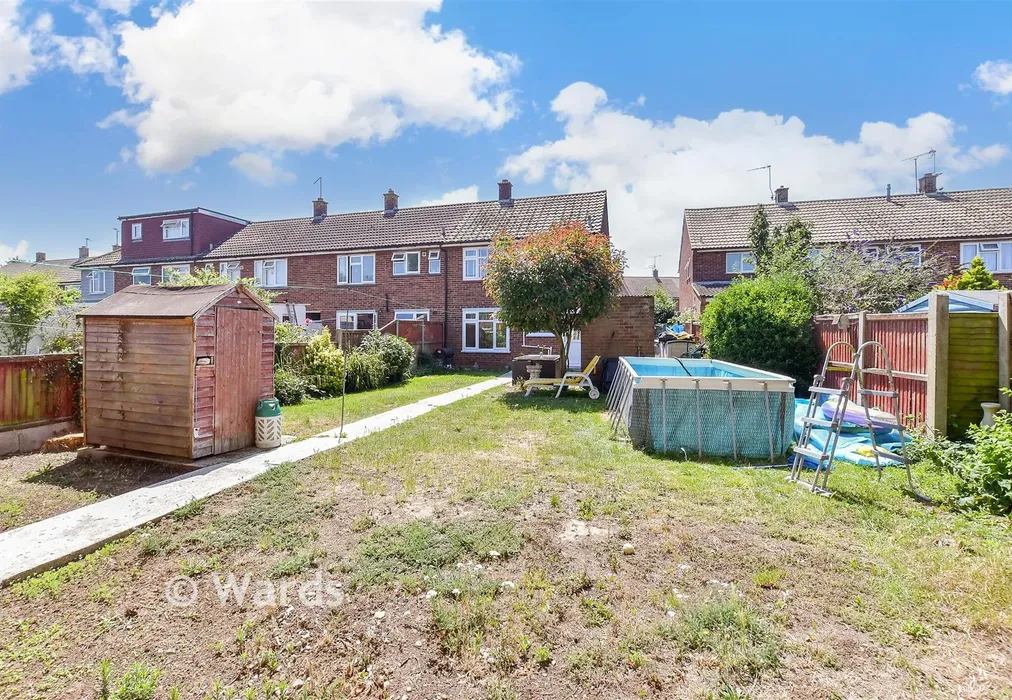 Rear Garden - Church Way, Whitstable, Kent - Wards of Kent