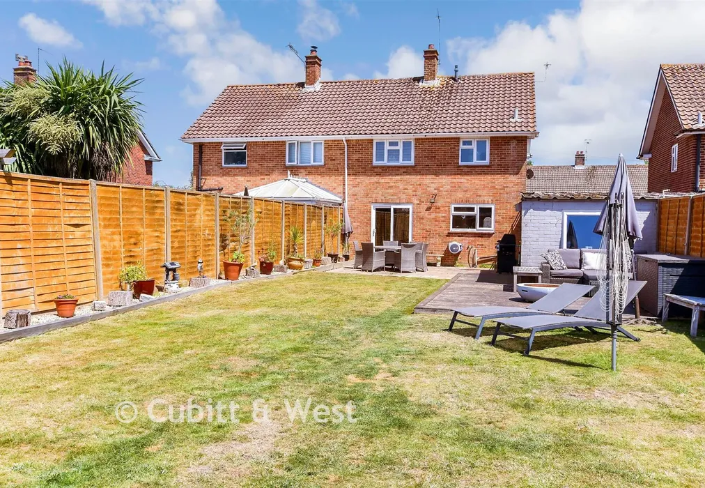 Rear Garden - Ringmer Road, Worthing, West Sussex - Wards of Kent