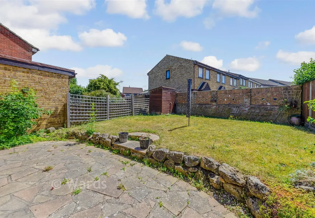 Rear Garden - Honey Close, Hempstead, Gillingham, Kent - Wards of Kent