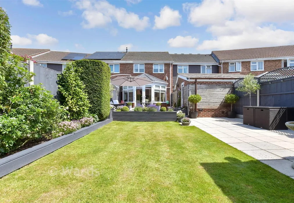Rear Garden - West Lea, Deal, Kent - Wards of Kent