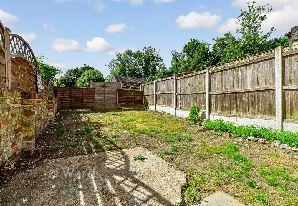 Rear Garden - St. Radigund's Road, Dover, Kent - Wards of Kent