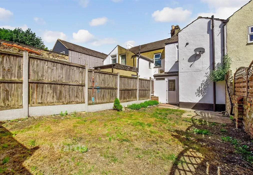 Rear Garden - St. Radigund's Road, Dover, Kent - Wards of Kent