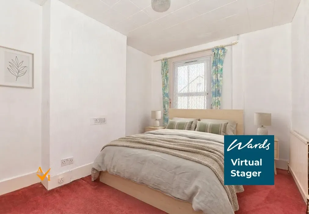 Bedroom 2 (Nordic style) - Warren Road, Folkestone, Kent - Wards of Kent