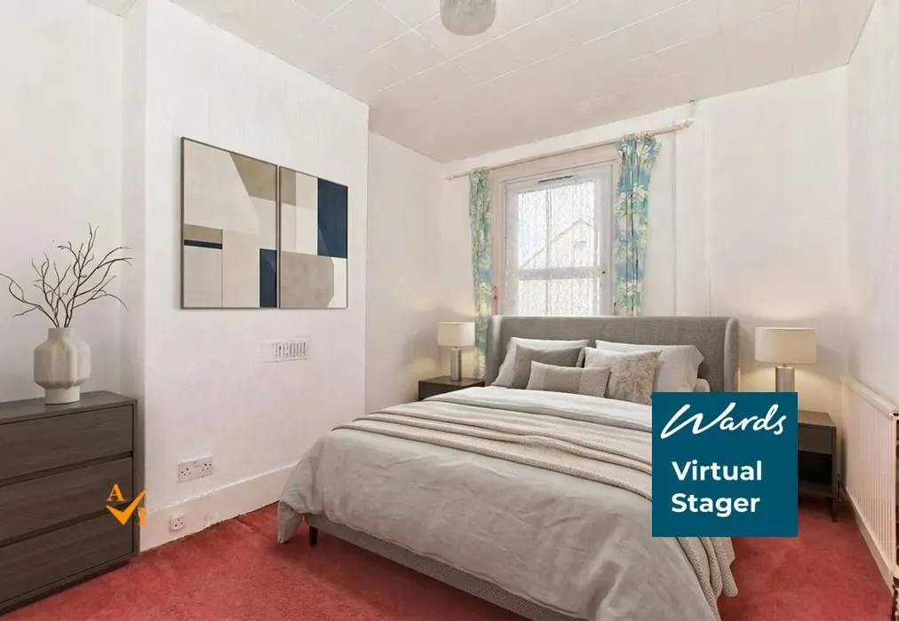 Bedroom 2 (Contemporary style) - Warren Road, Folkestone, Kent - Wards of Kent