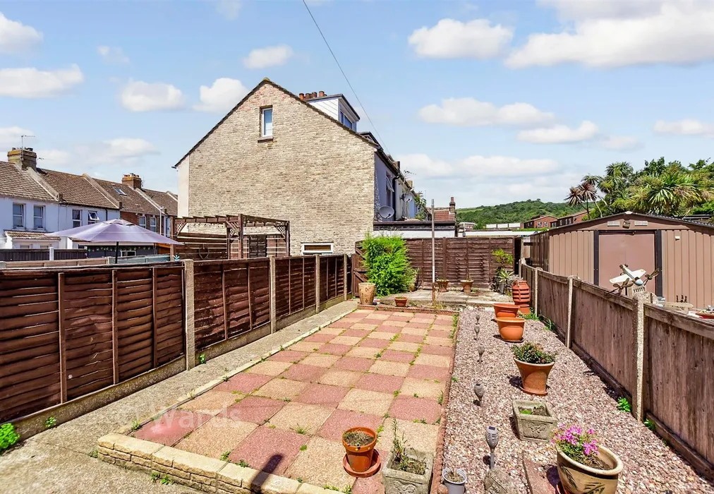 Rear Garden - Warren Road, Folkestone, Kent - Wards of Kent
