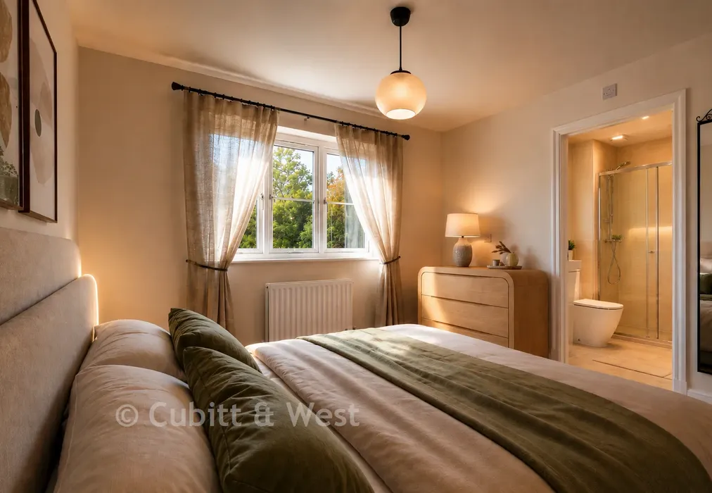 Bedroom 1 - Pearmain Place, Claygate Road, Rotherfield, East Sussex - Wards of Kent