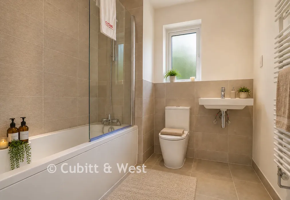 Bathroom - Pearmain Place, Claygate Road, Rotherfield, East Sussex - Wards of Kent