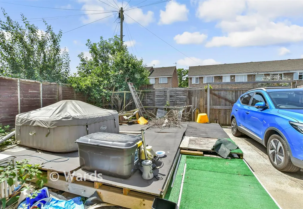 Rear Garden - Bleakwood Road, Chatham, Kent - Wards of Kent